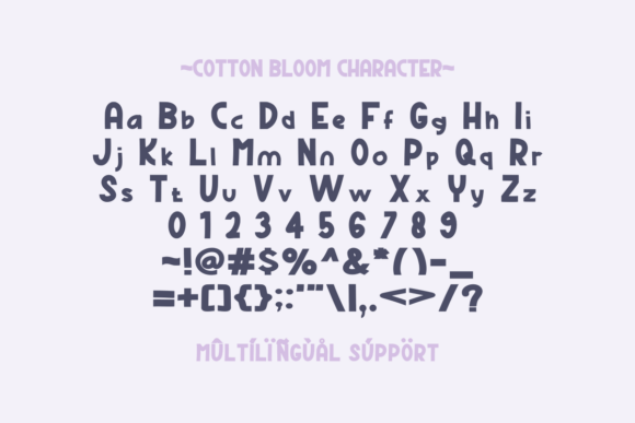 Cotton Bloom Font - Preview 5