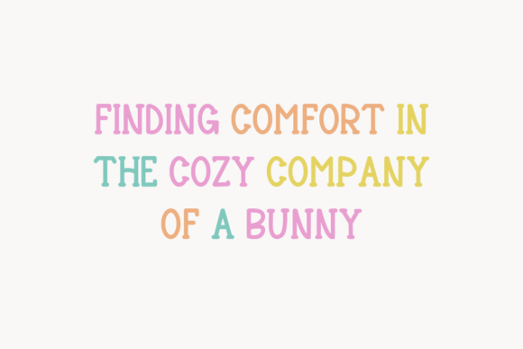Cozy Bunny Font - Preview 2