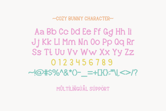 Cozy Bunny Font - Preview 5