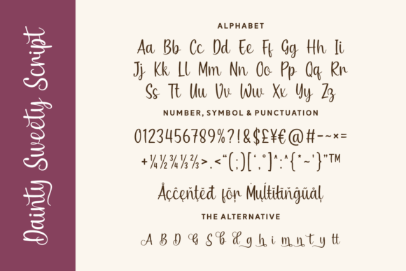 Dainty Sweety Font - Preview 4