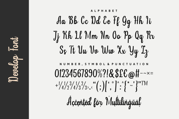 Develop Font - Preview 3