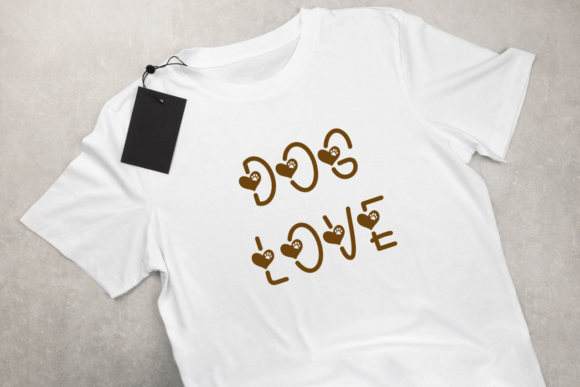 Dog Paw Font PNG with transparent background - Preview 2