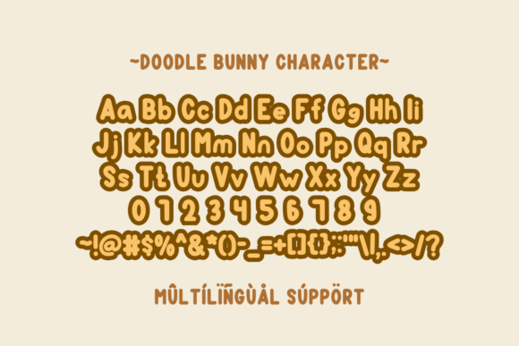 Doodle Bunny Font - Preview 5