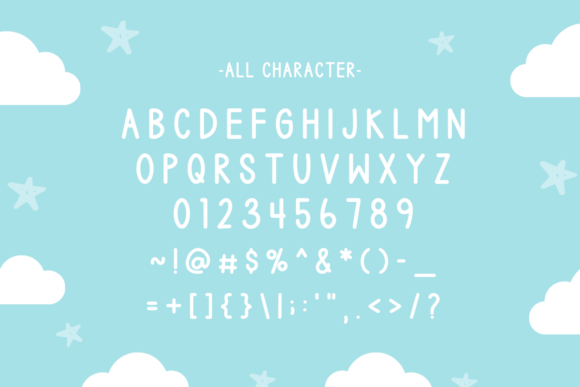 Dream Lights Font PNG with transparent background - Preview 1