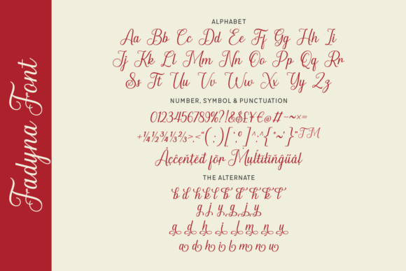 Fadyna Font - Preview 3