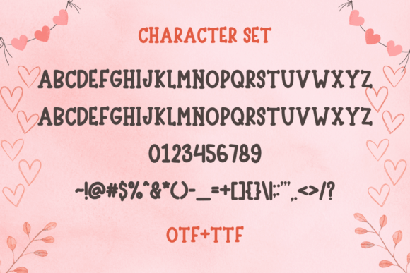 February Concept Font PNG with transparent background - Preview 2