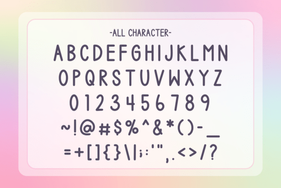 Floral Dreams Font PNG with transparent background - Preview 1