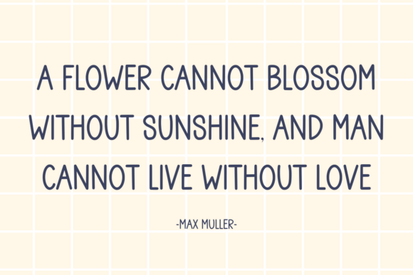 Flower Groovy Font PNG with transparent background - Preview 1