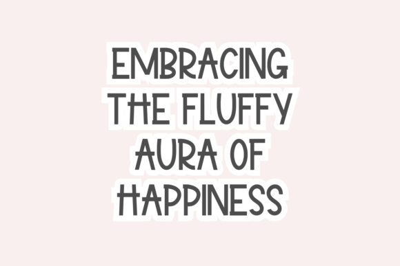 Fluffy Aura Font - Preview 2