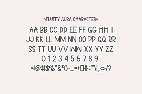 Fluffy Aura Font - Preview 5
