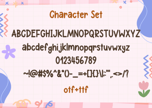 Frame Marriage Font PNG with transparent background - Preview 2