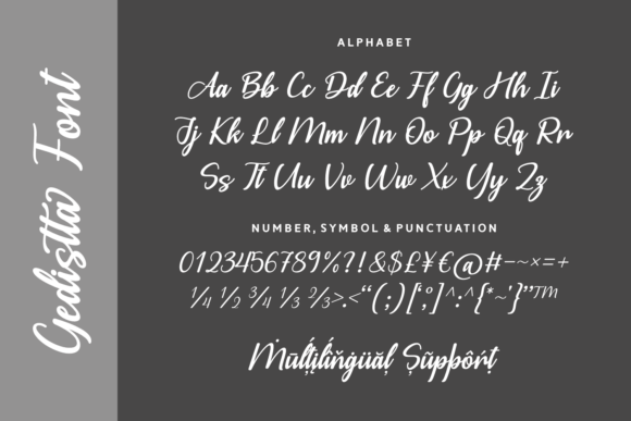 Gedistta Font - Preview 3