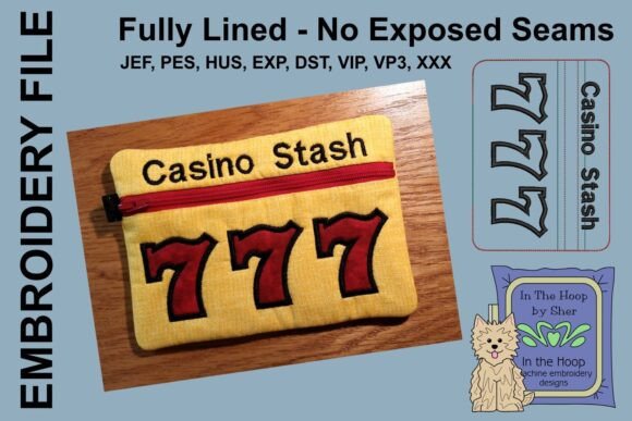 Lucky Sevens Zipper Bag