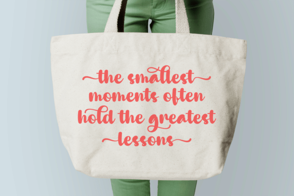 Mocka Ameliya Font PNG with transparent background - Preview 2