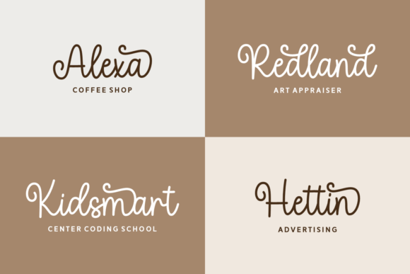 Modern Stories Font PNG with transparent background - Preview 3