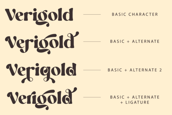 Praline Font PNG with transparent background - Preview 3