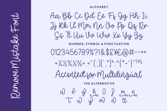 Remove Mistake Font PNG with transparent background - Preview 5
