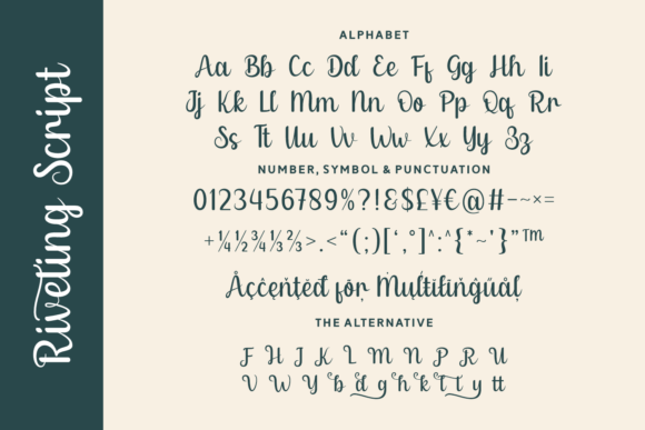 Riveting Font PNG with transparent background - Preview 5