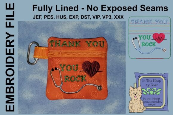 Thank You Medical Mini Zipper Bag
