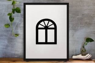 Window Graphics Free Svg Window Silhouette SVG Graphic by WieDigitalArt · Creative Fabrica