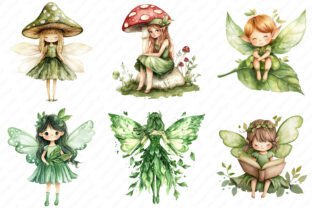 Woodland Fairy Clipart Graphic by watercolor Design · Creative Fabrica