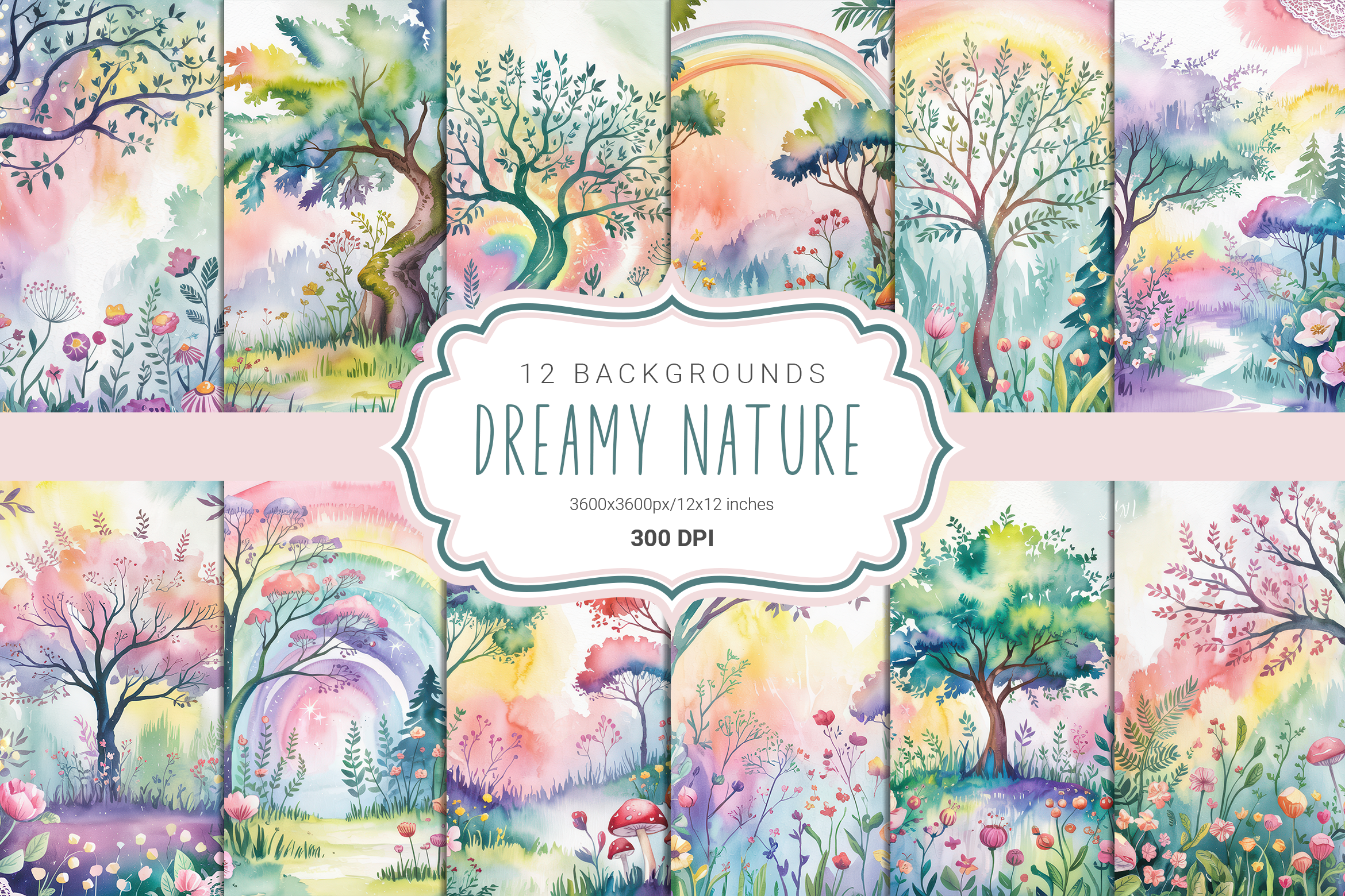 Dreamy Forest Graphic by curvedesign · Creative Fabrica