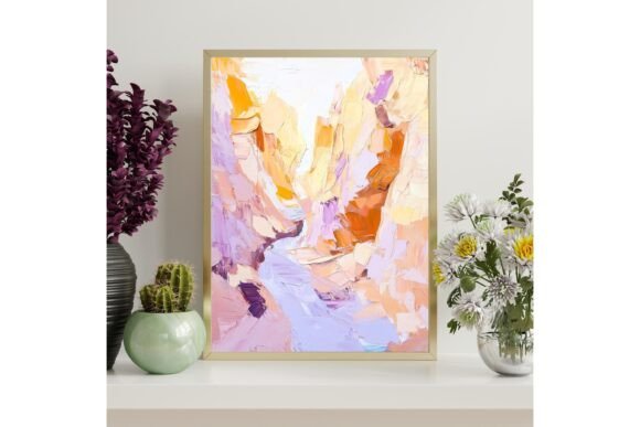 Abstract Canyon Desert Printable Wall