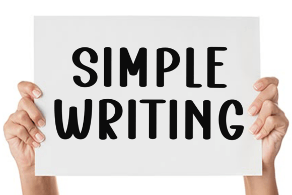 Book Writing Font font preview - 2