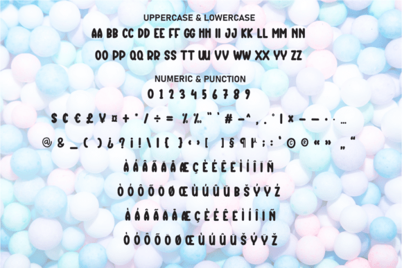 Buble Candy Font - Preview 6