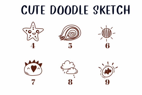 Cute Doodle Sketch Font - Preview 3