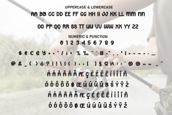 Fishing Font - Preview 6