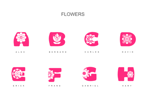 Flowers Font - Preview 2