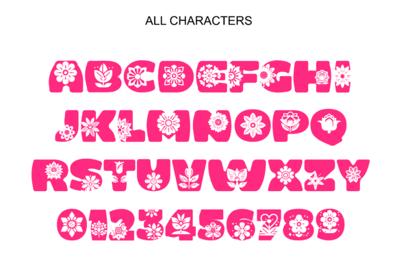Flowers Font - Preview 4