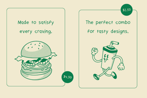Foodie Font - Preview 3