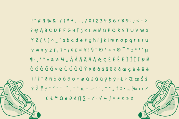 Foodie Font - Preview 4