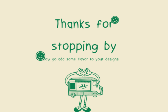 Foodie Font - Preview 6