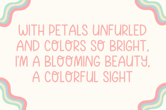 Funky Floral Font - Preview 2