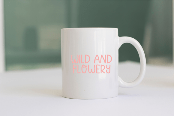 Funky Floral Font - Preview 5