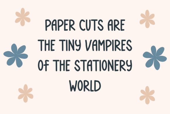 Funny Paper Font - Preview 1