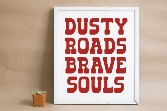 Howdy Badge Font PNG with transparent background - Preview 3