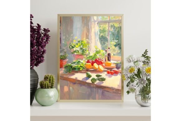 Impressionist Kitchen Decor Print