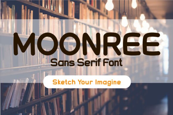 Moonree Font PNG with transparent background - Preview 1