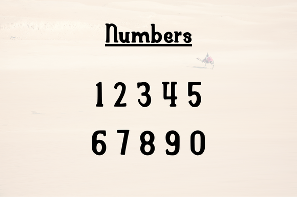 Open Spaces Font PNG with transparent background - Preview 3