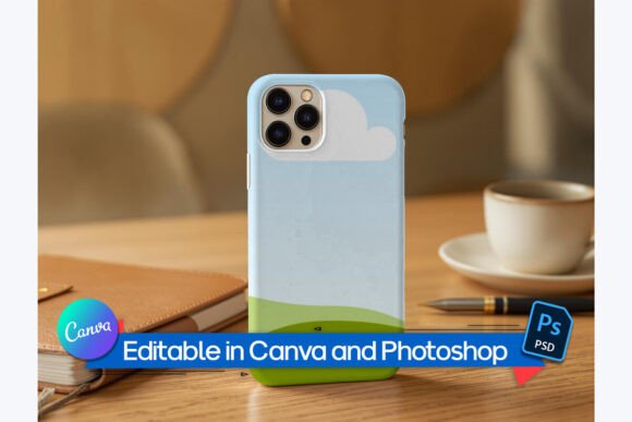 Phone Case Mockup for Canva & Photoshop
