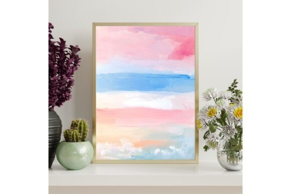 Trans Pride Flag Wall Art Print