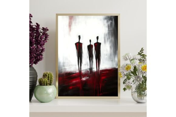 Abstract Figures Printable Wall Art
