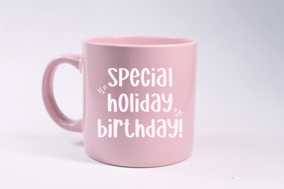 Birthday Holiday Font - Preview 4