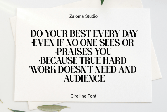 Cirelline Font PNG with transparent background - Preview 2