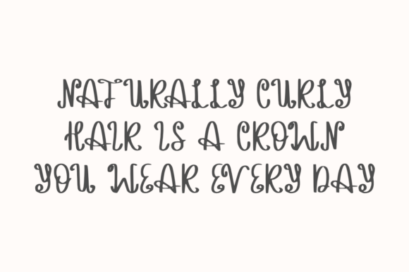 Curly Font - Preview 1