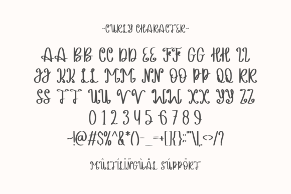 Curly Font - Preview 2